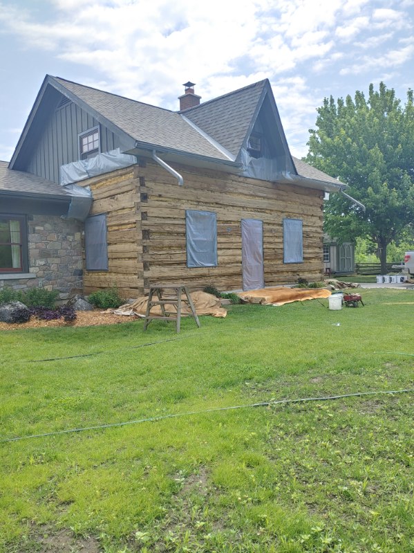 close up of blasted wood