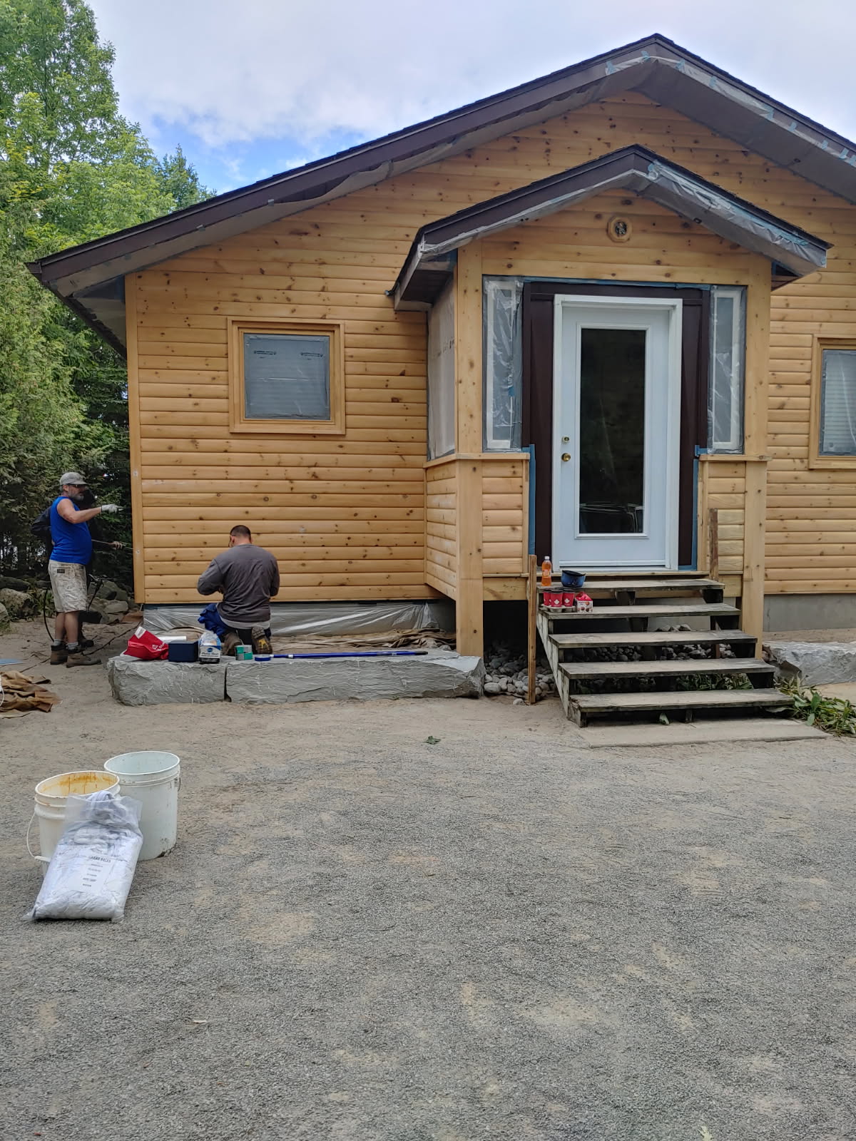 Starting the Staining Process