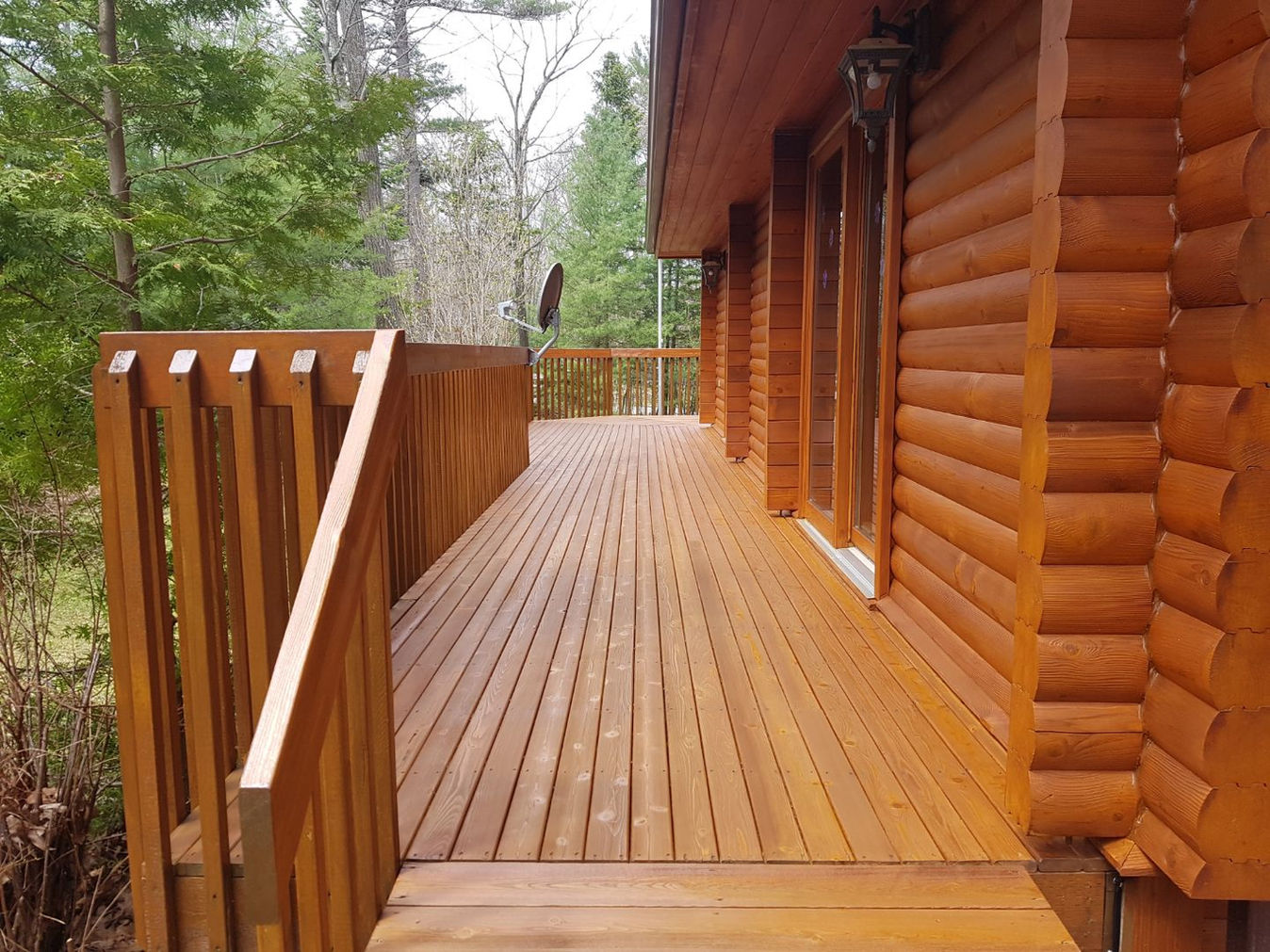 Freshly Stained Home